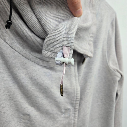 Lululemon Gratitude Wrap Jacket Heathered Light Grey Size M