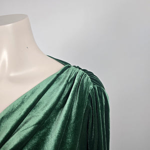Smash + Tess Very Velvet Jumpsuit Winter Green  Collab Edition - Size 2XL NWT