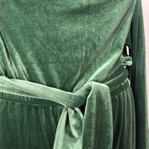 Smash + Tess Very Velvet Jumpsuit Winter Green  Collab Edition - Size 2XL NWT