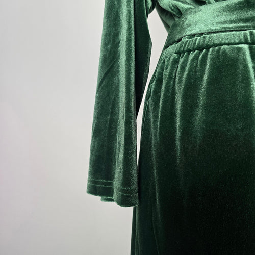 Smash + Tess Very Velvet Jumpsuit Winter Green  Collab Edition - Size 2XL NWT