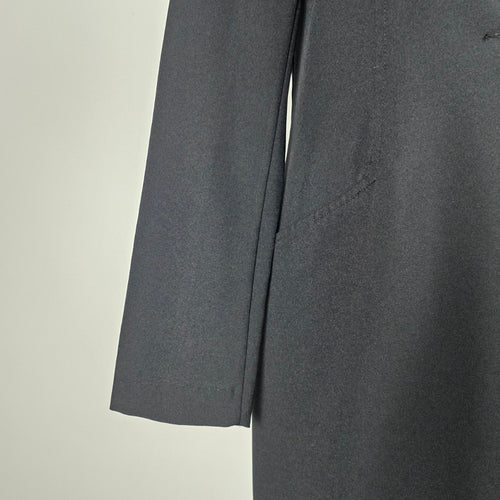 Vintage Y2K Le Château Black Full-Length Tailored Blazer Jacket Single Button -  Size S/M