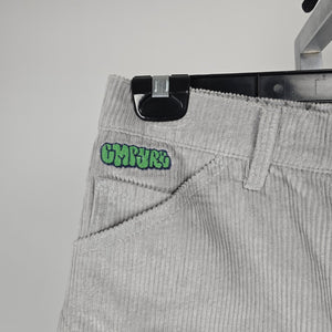 Empyre Gray Corduroy Cargo Shorts Size M