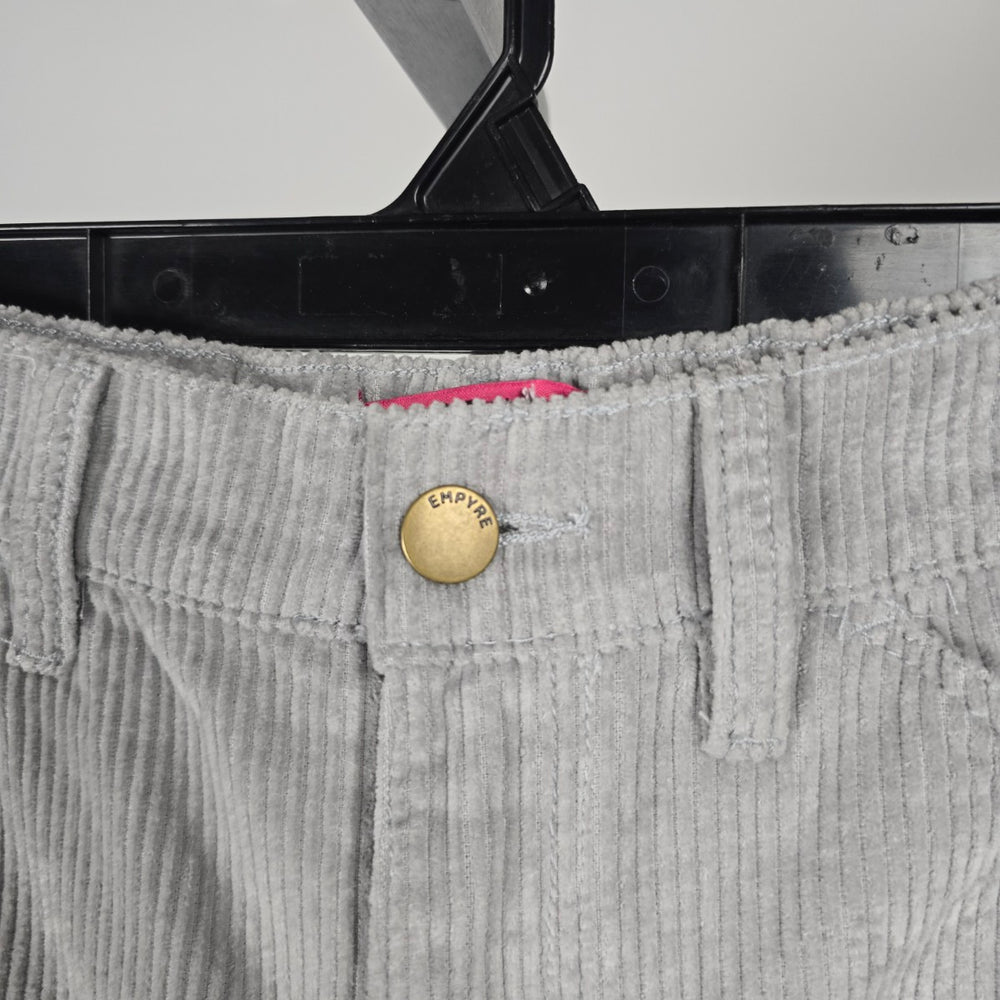 Empyre Gray Corduroy Cargo Shorts Size M