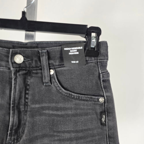 Silver Jeans Co. High Rise Black Denim Shorts - Size 26