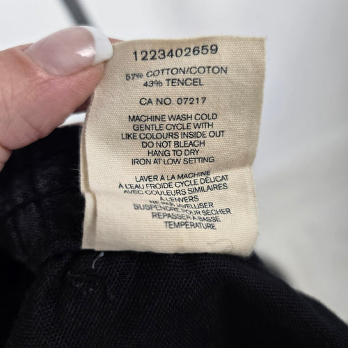 Grand Club Beach Black Acid Wash Drawstring Shorts Size L