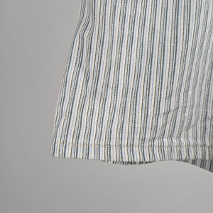 Vintage French Dressing Paris Striped Cotton Bermuda Shorts Size 10