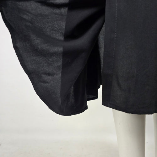 SOYACONCEPT Black Button Front Long Sleeve Shirt Dress  Size M