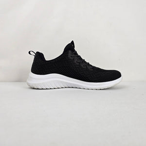 Skechers Air-Cooled Memory Foam Black Mesh Sneakers Women’s Size 8