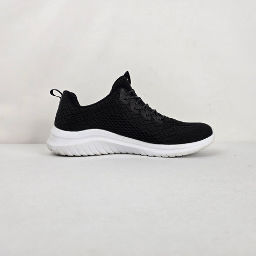 Skechers Air-Cooled Memory Foam Black Mesh Sneakers Women’s Size 8