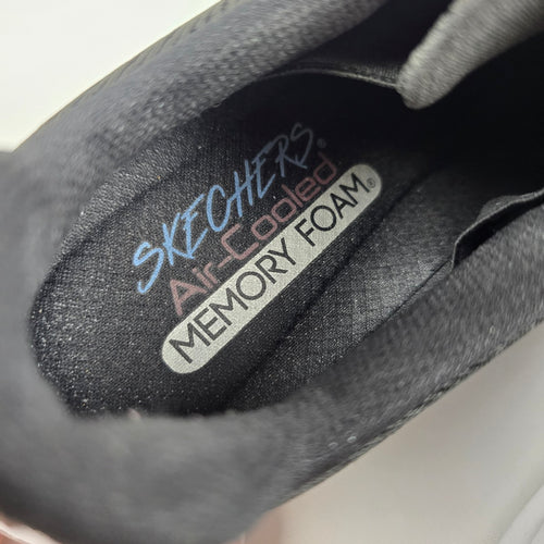 Skechers Air-Cooled Memory Foam Black Mesh Sneakers Women’s Size 8
