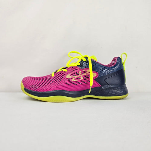 Boombah Velocity Volleyball Shoes Size 9.5 Magenta Navy Neon