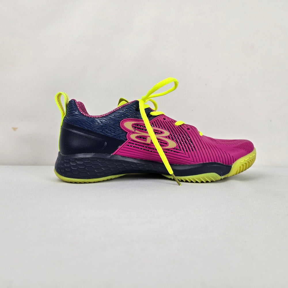 Boombah Velocity Volleyball Shoes Size 9.5 Magenta Navy Neon