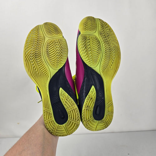 Boombah Velocity Volleyball Shoes Size 9.5 Magenta Navy Neon
