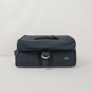 Lug Black Travel Cosmetic & Toiletry Organizer Bag with Removable Pouch