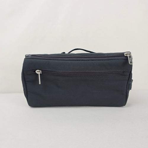 Lug Black Travel Cosmetic & Toiletry Organizer Bag with Removable Pouch