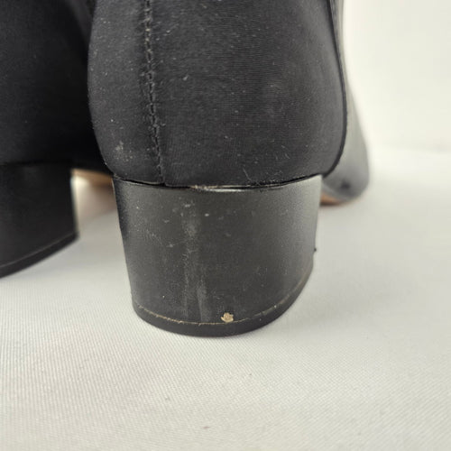 Clarks Black Leather Ankle Boots - Size 7