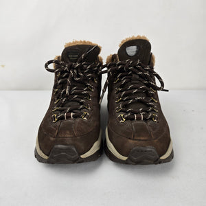 Skechers Premium Brown Leather Hiking Boots - Size 6