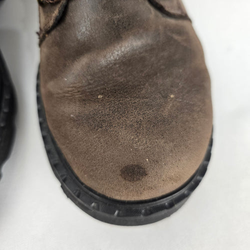 SOREL Lennox Lace Cozy Brown Waterproof Leather Boots Size 10