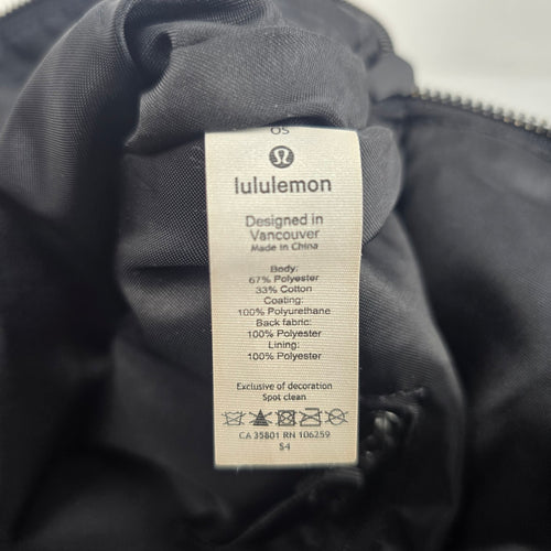 lululemon All Night Festival Bag 5L Black Grey Camo Crossbody