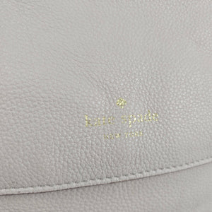 Kate Spade New York Cream Pebbled Leather Flap Shoulder Crossbody Bag