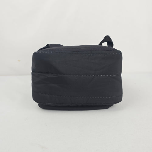 Herschel Black Quilted Mini Backpack with Gold-Tone Hardware