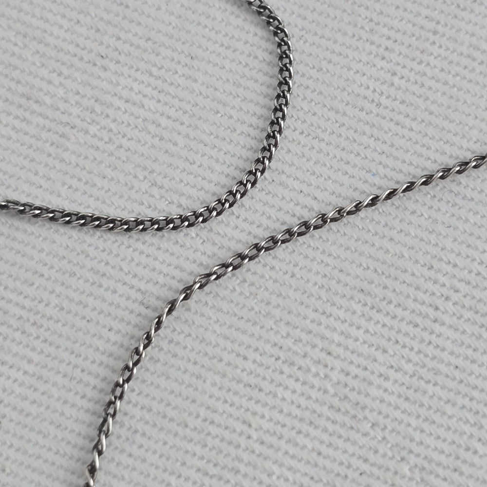 Vintage Sterling Silver Guardian Angel Pendant Necklace