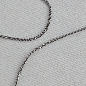 Vintage Sterling Silver Guardian Angel Pendant Necklace