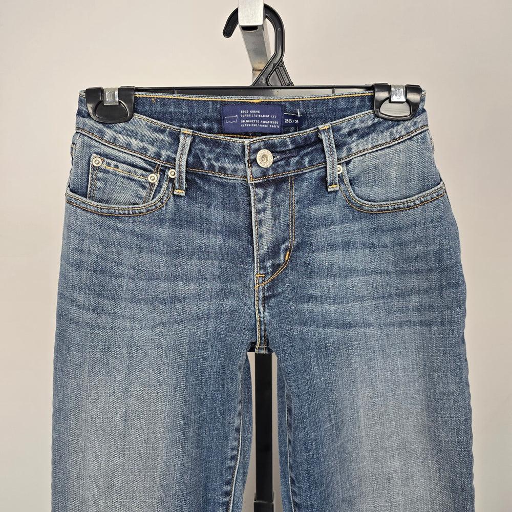 Levi’s Curve ID Bold Curve Straight Leg Jeans Medium Wash Size 26