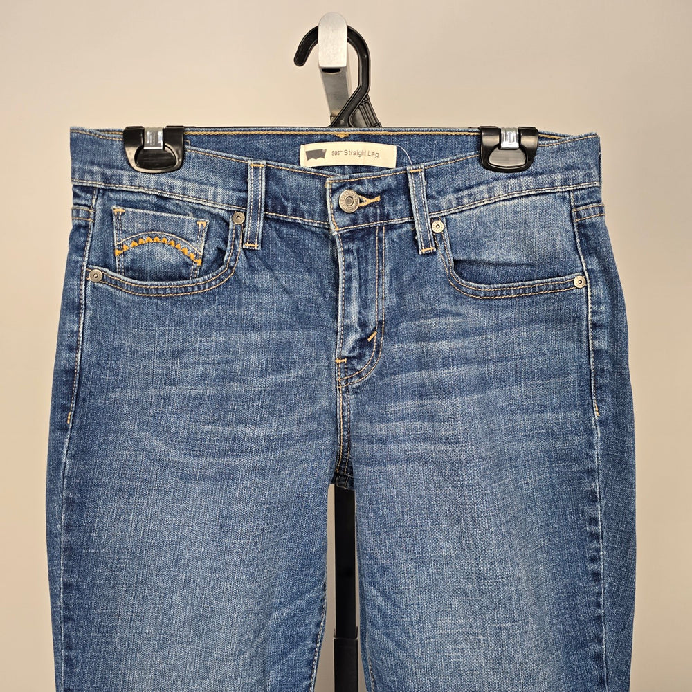 Levi’s 505 Straight Leg Medium Wash Jeans Size 27