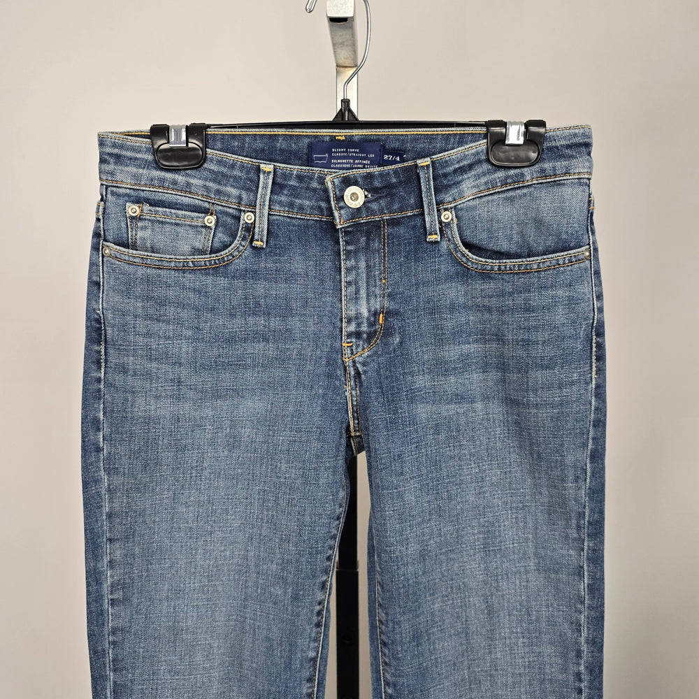 Levi’s Curve ID Slight Curve Straight Leg Jeans Medium Wash Size 27/4