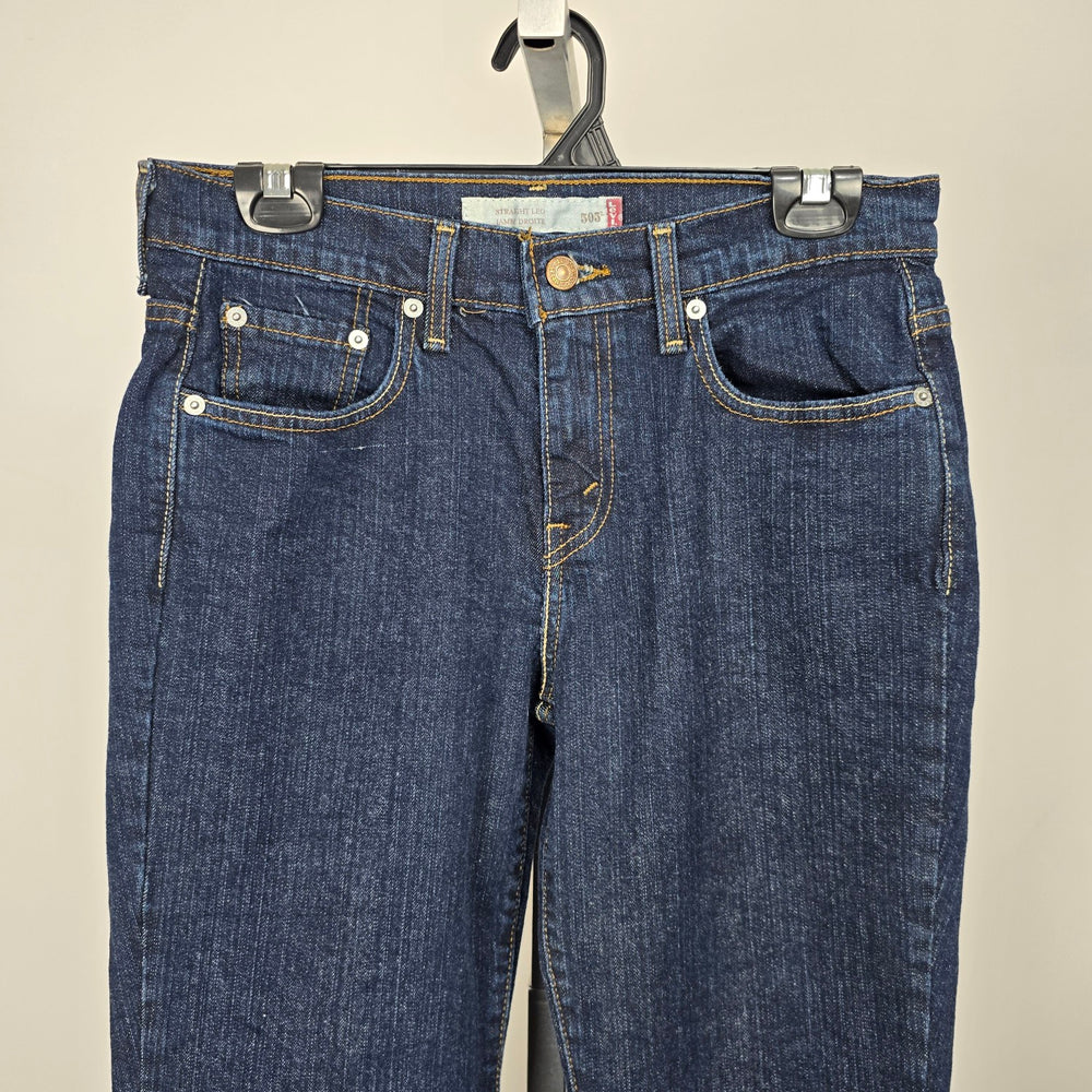 Vintage Levi’s 505 Straight Leg Jeans Dark Indigo Wash Size 4