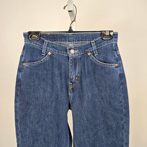 Vintage 1990s Levi’s Orange Tab Dark Wash Straight Leg Jeans Size 26