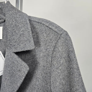 GAP Gray Wool Blend Single-Breasted Long Coat Size S
