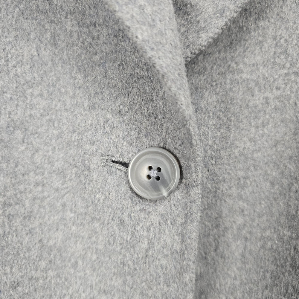 GAP Gray Wool Blend Single-Breasted Long Coat Size S
