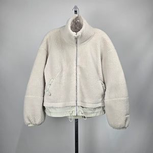 Lululemon Textured Fleece Cinchable Full Zip Jacket Size 8