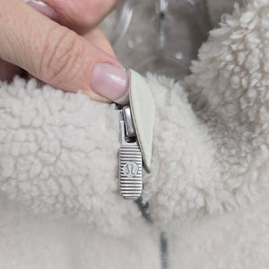 Lululemon Textured Fleece Cinchable Full Zip Jacket Size 8