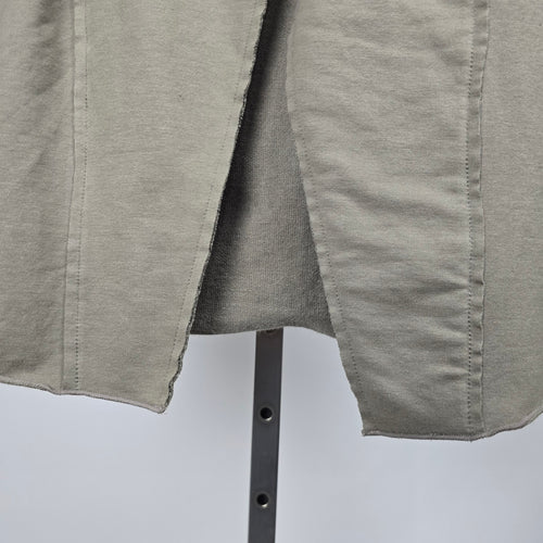 Neon Buddha Olive Green Long Button Front Jacket Coat Size M