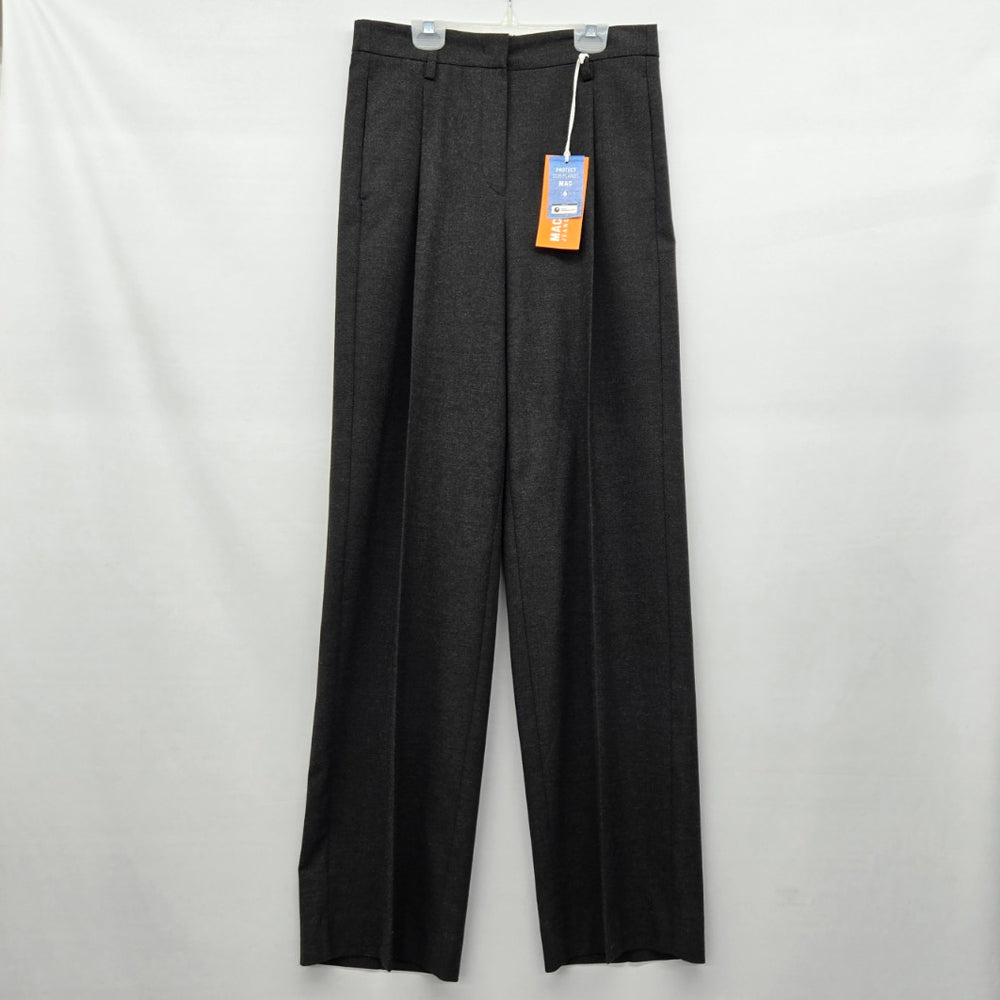 MAC Collection Chaja Gray Wide Leg Dress Pants Trousers  - Size 6-8 NWT