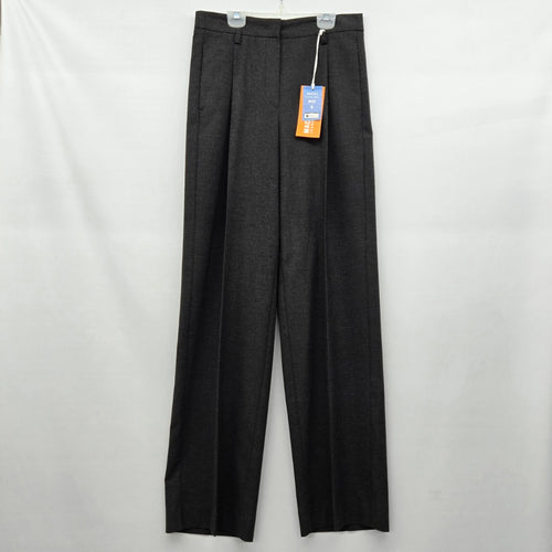MAC Collection Chaja Gray Wide Leg Dress Pants Trousers  - Size 6-8 NWT