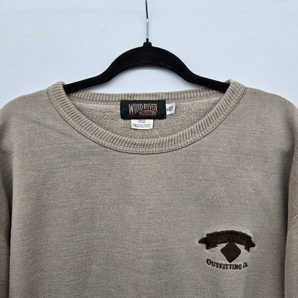 Wild River Outfitters Vintage Crewneck Sweatshirt Beige - Size XL