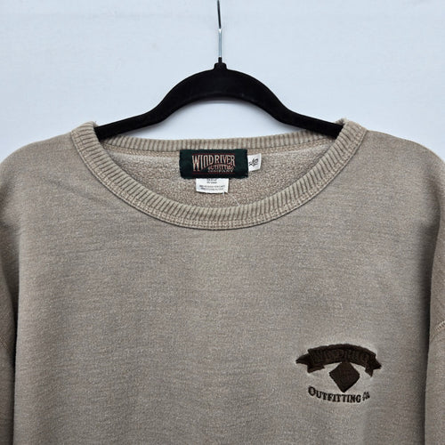 Wild River Outfitters Vintage Crewneck Sweatshirt Beige - Size XL