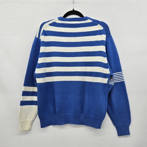 Vintage Lady Antigua Bob Hope Chrysler Classic Golf Sweater Blue Cream Size XL