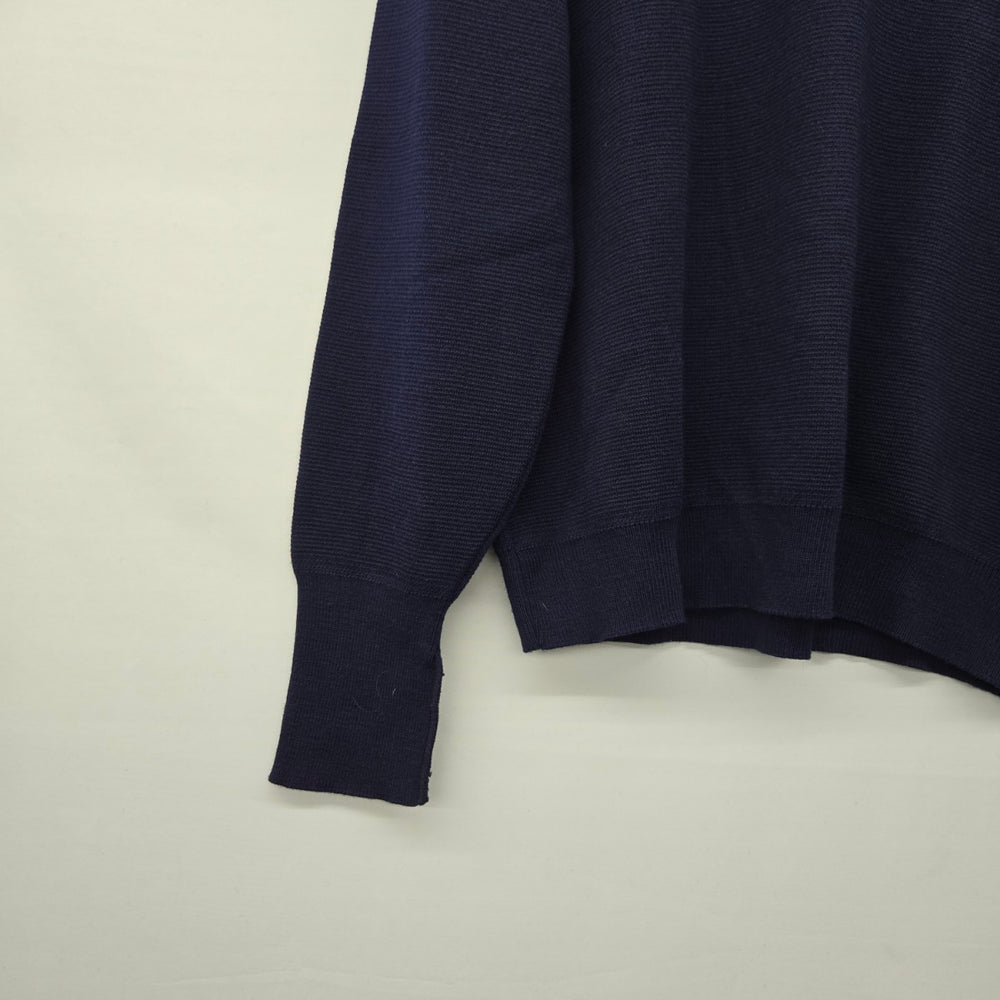 Vintage Niagara Knit Canadian Regional Navy V-Neck Sweater - Size L