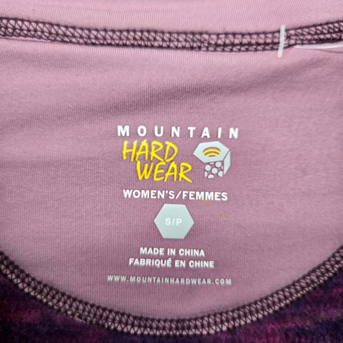 Mountain Hardwear Purple Wool Blend Full Zip Sweater Jacket - Size S