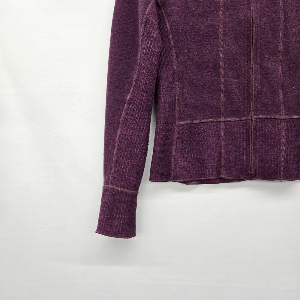 Mountain Hardwear Purple Wool Blend Full Zip Sweater Jacket - Size S
