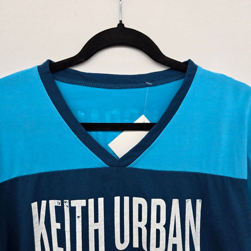 Keith Urban Light the Fuse Tour 2014 Football Jersey Style T-Shirt - Size M/L