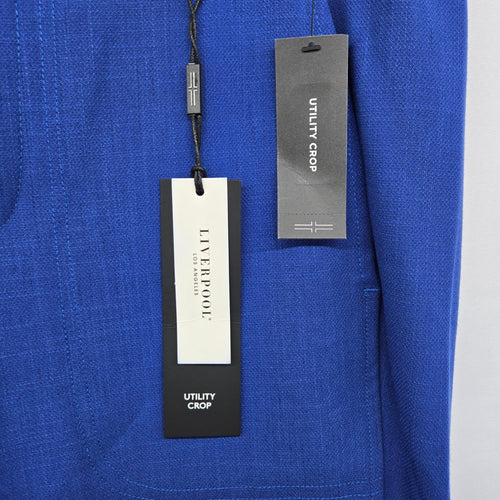 Liverpool Los Angeles Utility Crop Cargo Pants Blue Size 6 NWT