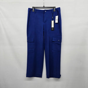 Liverpool Los Angeles Utility Crop Cargo Pants Blue Size 6 NWT