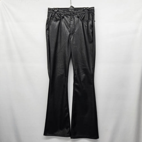 Judy Blue Black Faux Leather Flare Pants Size 11