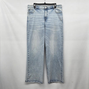Refuge Denim Light Wash High Rise Straight Leg Jeans Size 13